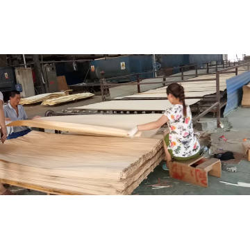boa qualidade natural folheado de madeira okume